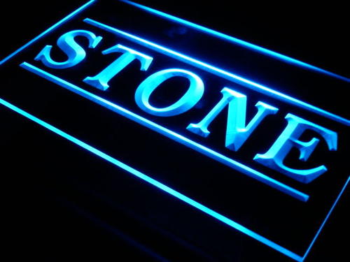 Stone Display Shop Supply Lure Neon Light Sign